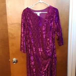 Elegant asymmetric Roman's dress